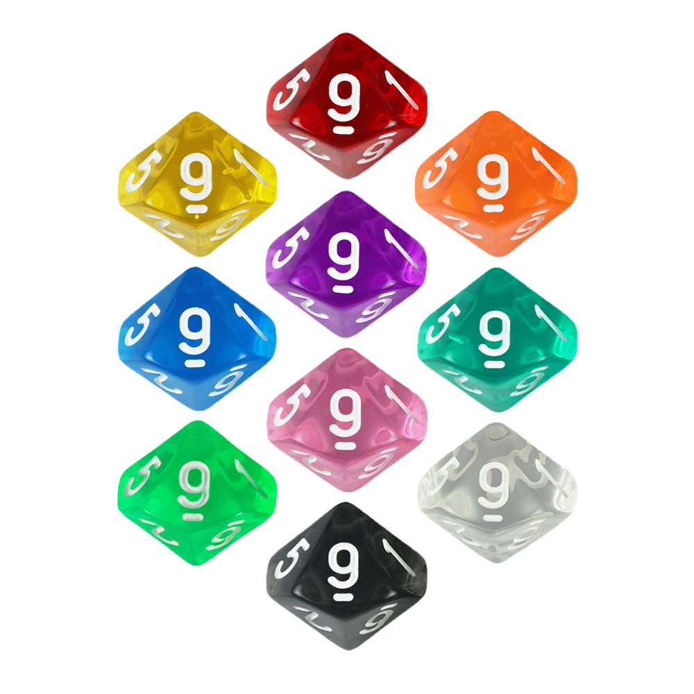 Board Game Digital - 보드 게임 D10 주사위 10개 디지털