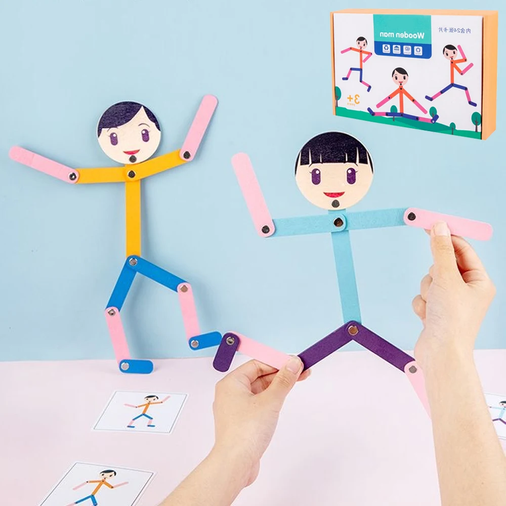 Board Game With Questions - 스포츠 나무 남자 재료 DIY 퍼즐