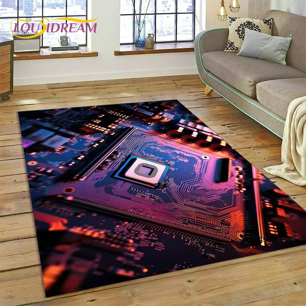 PCB 회로 기판 3D 칩 CPU 카펫 러그 침실 거실 - Board Game Online Free 리뷰 및 가격