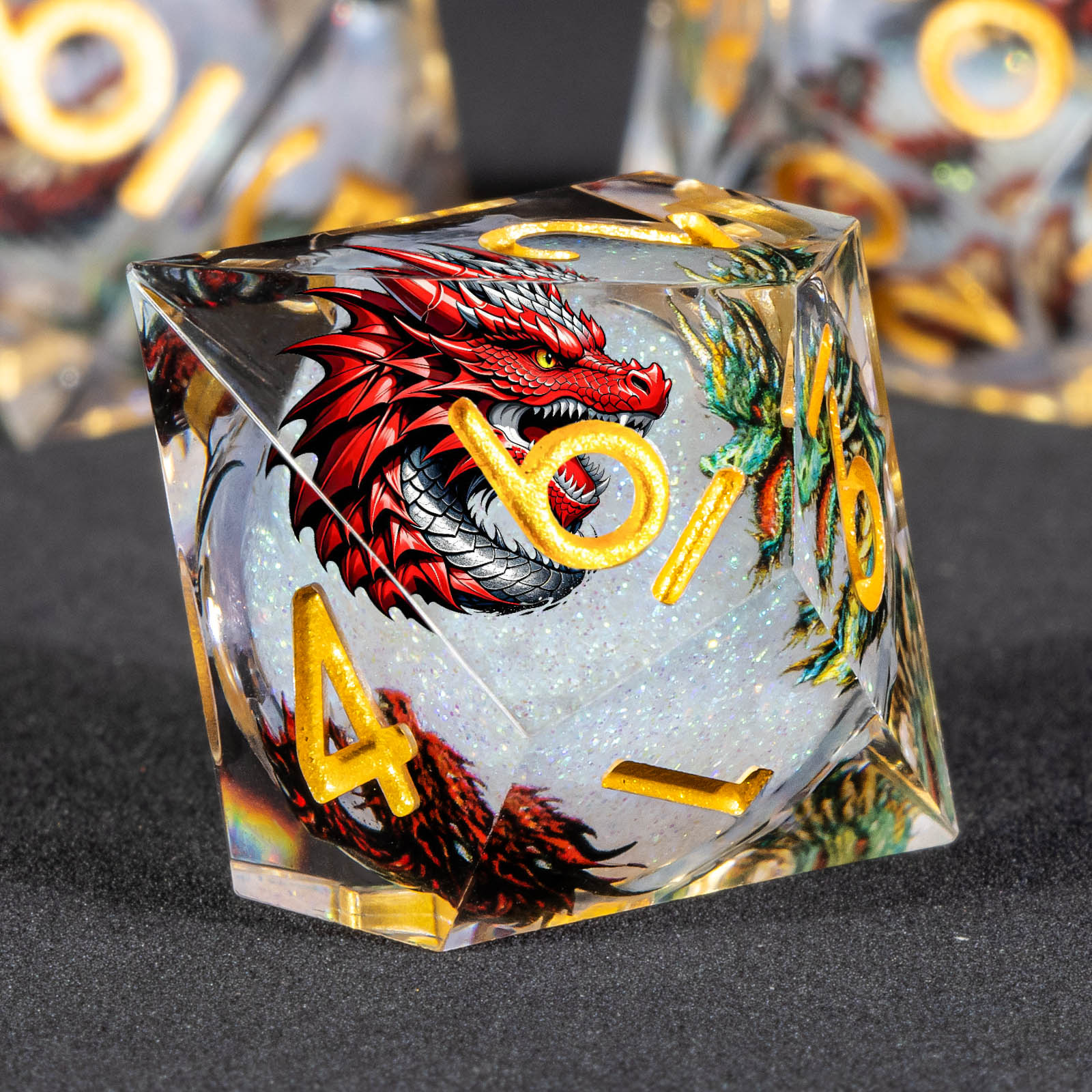 D&D 다이스 세트, 날카로운 모서리의 액체 코어 다이 - Board Game Dungeons And Dragons 리뷰 및 가격
