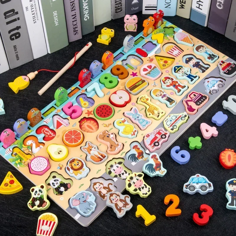 몬테소리 학습 게임을위한 교육 장난감 퍼즐 보드 수학  - Board Game Harvest 리뷰 및 가격