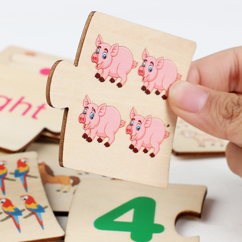 어린이 철제 상자 숫자 학습 나무 동물 음식 퍼즐 보드 - Board Game With Questions 리뷰 및 가격